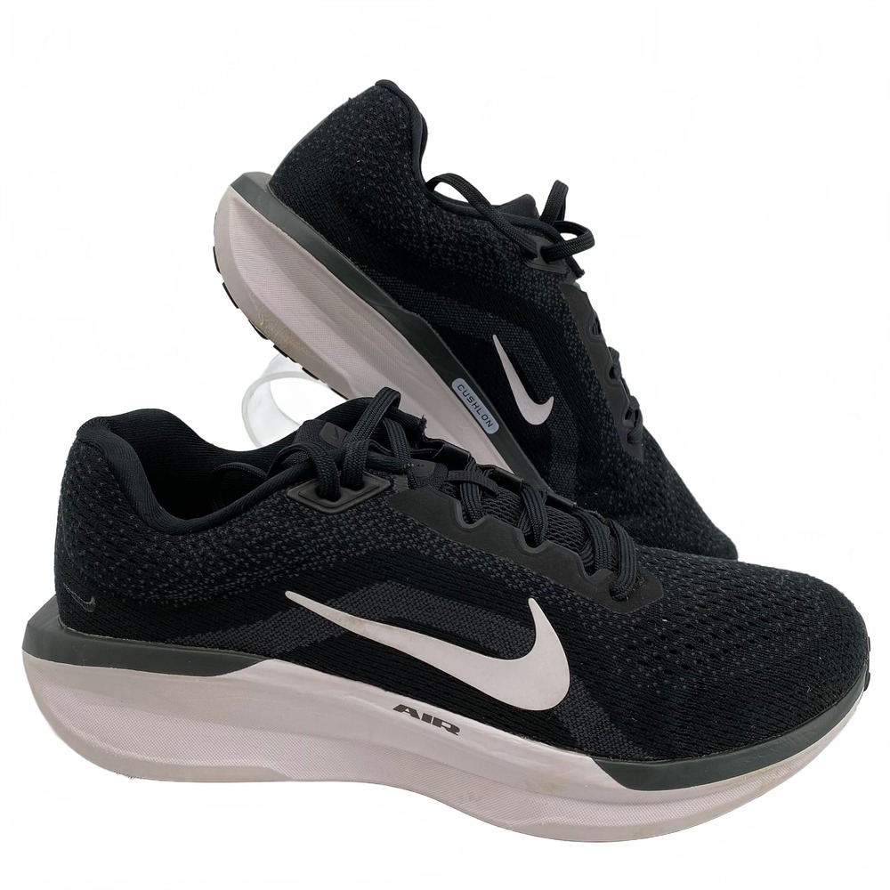 Nike Black Sneakers | Synthetic Shoes Size 8.5 (Women)